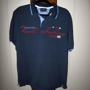 DANIEL HECHTER PARIS Sailing Polo Shirt Men's XXL